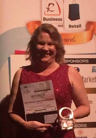 Front Page SEO's Janet Camilleri, winner Redland Woman in Business 2016