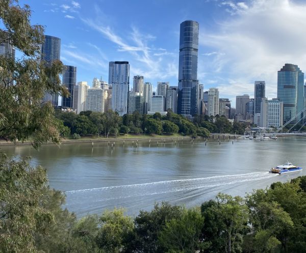 Brisbane city skyline 